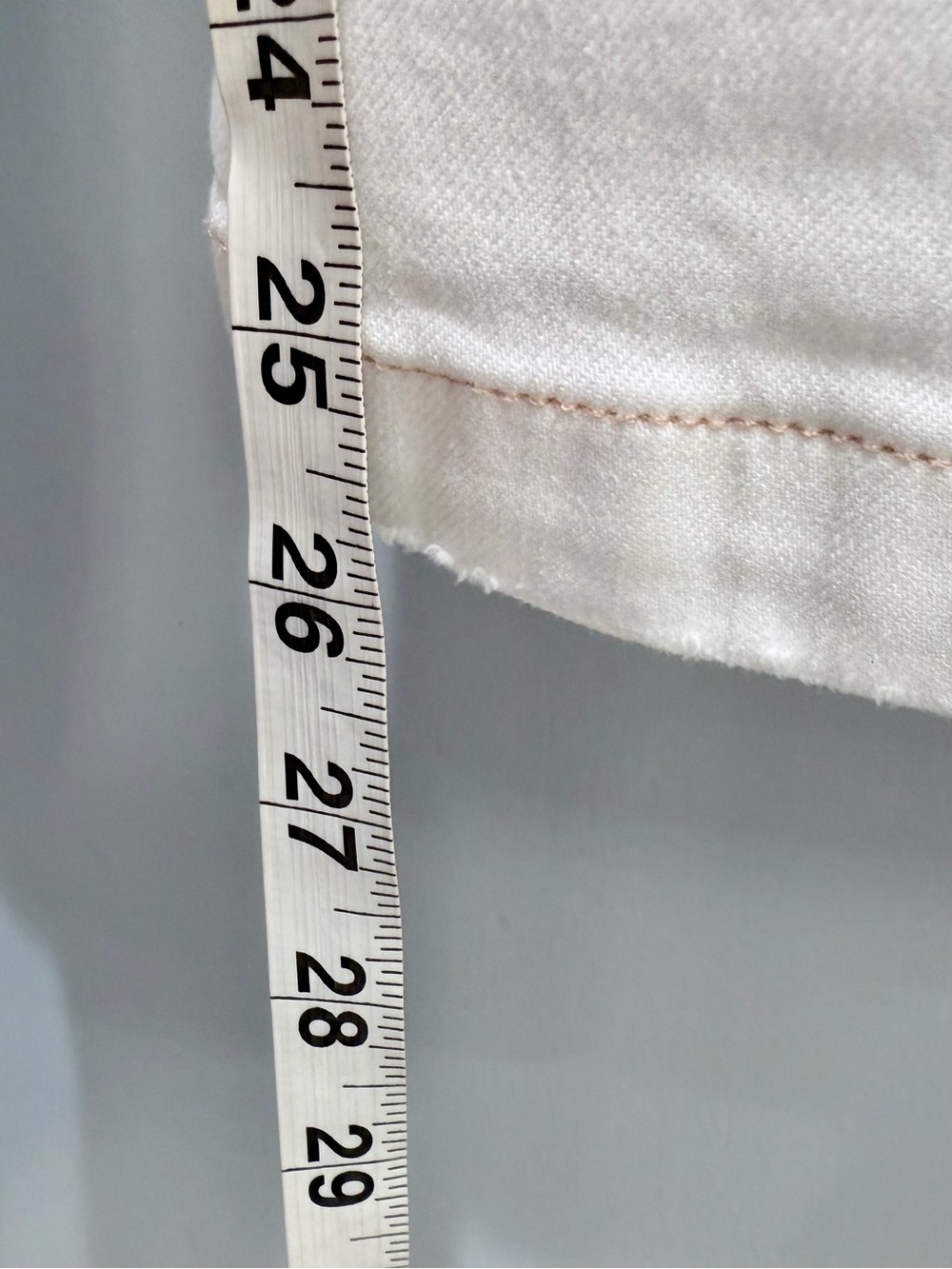 Hudson Jeans Jodie Wide Leg Utility High Rise Pants White Tan Stitching Size 27 - Picture 12 of 15